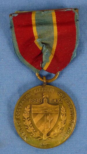U.S. Army Cuban Occupation Medal Number 7069