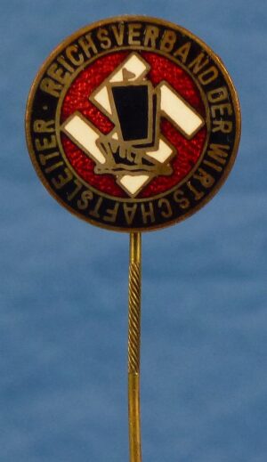 Reichsverband der Wirtschaftsleiter (National Association of Economic Leaders) Membership Stickpin