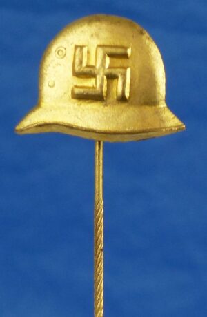 Stahlhelm NSDAP Gold Supporter Stickpin
