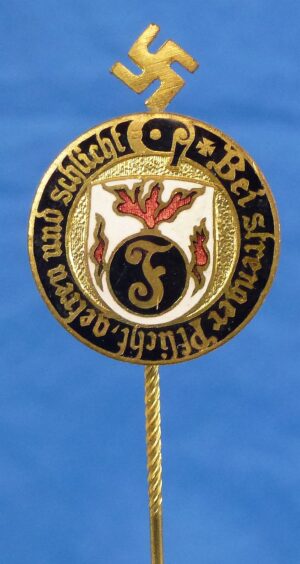 Third Reich Reichsbund Deutscher Feuerwerker Member Stickpin