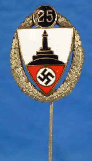 Kyffhäuserbund (NS-RKB) 25 Year Veteran Membership Stickpin