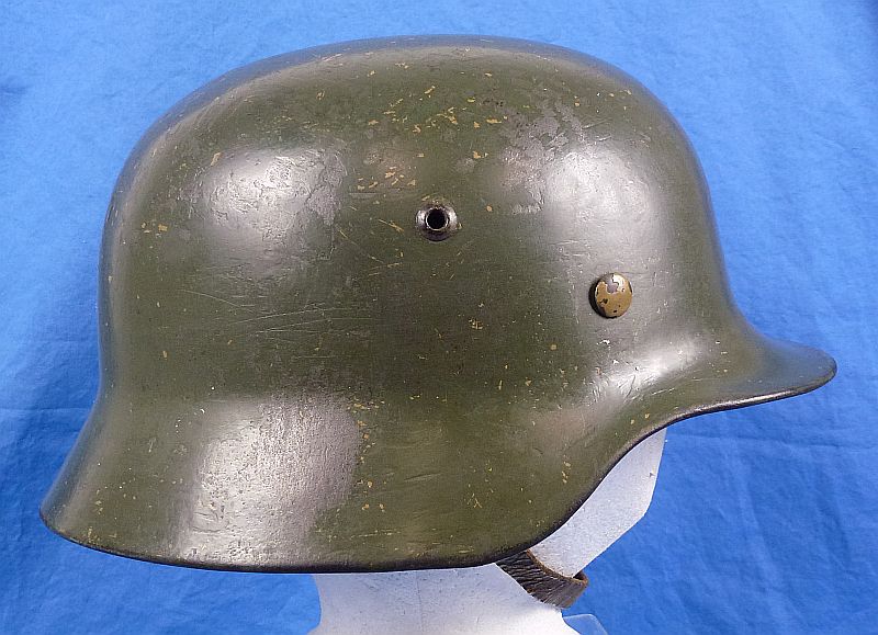 Single Decal Army M35 Helmet with Period Overpaint by Sachsishe Emaillerwerke - Image 3