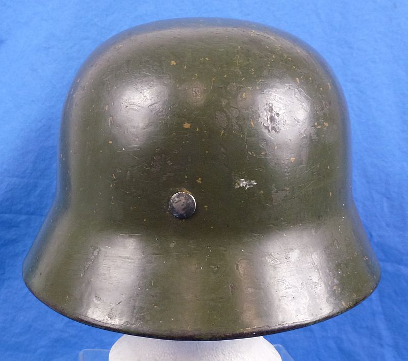 Single Decal Army M35 Helmet with Period Overpaint by Sachsishe Emaillerwerke - Image 4