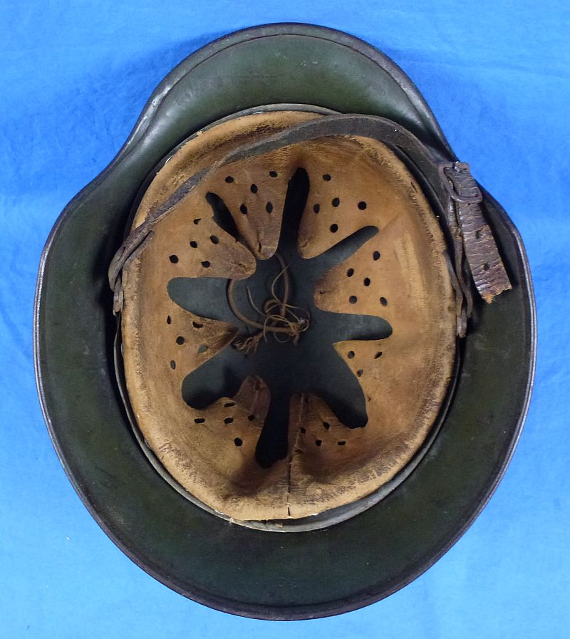 Single Decal Army M35 Helmet with Period Overpaint by Sachsishe Emaillerwerke - Image 8
