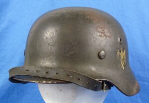 Named Single Decal Army M40 Helmet by Sachsishe Emaillerwerke