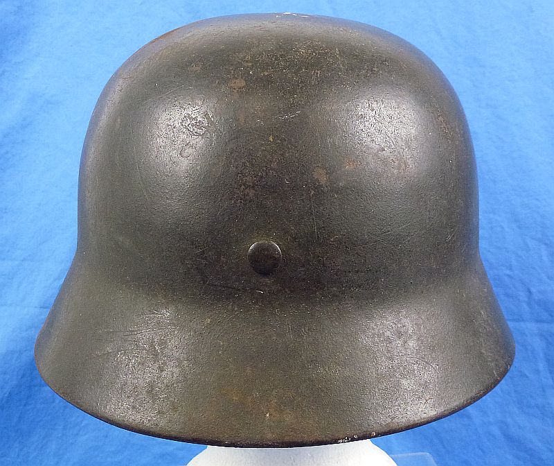 Named Single Decal Army M40 Helmet by Sachsishe Emaillerwerke - Image 4