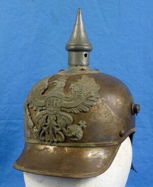 1916 Dated Imperial Prussian Cuirassier EM/NCO Helmet