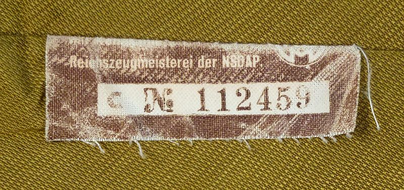 NSDAP Political Uniform Necktie With RZM Tag - Image 3
