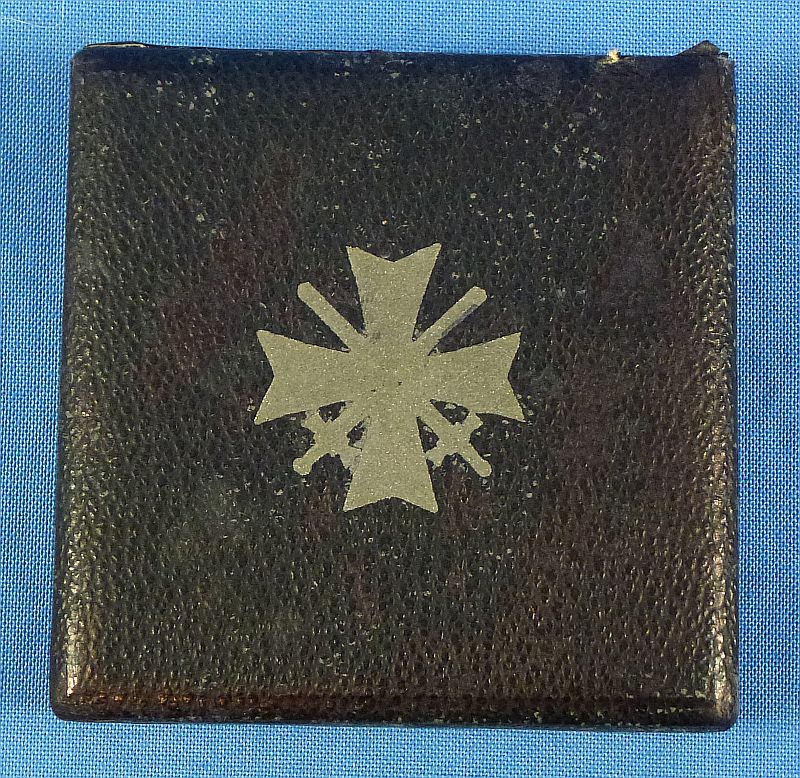 Excellent Cased War Merit Cross First Class with Swords in Tombac Marked "62" (Kerbach & Oesterhelt of Dresden) - Image 6