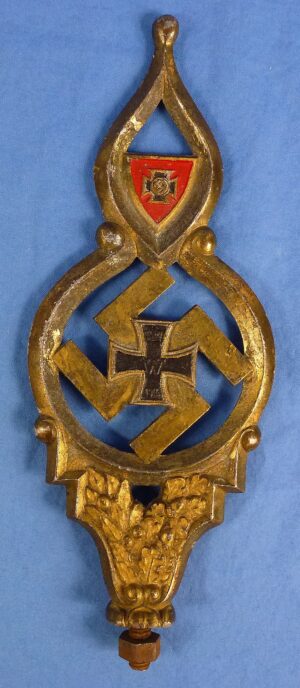 NSRKB Nationalsozialistische Reichskriegerbund Flag Pole Finial