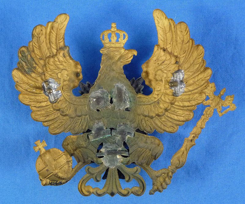 Imperial German Duchy of Anhalt Infantry Regiment 93 Pickelhaube Helmet Front Plate - Image 3