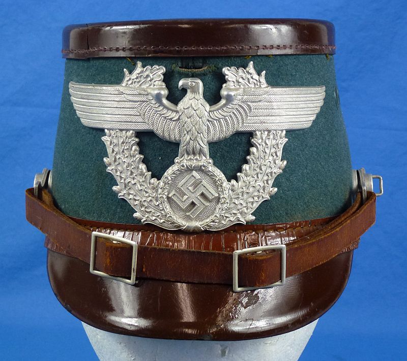 Third Reich Police Gendarmerie NCO Shako by Erel - Image 2