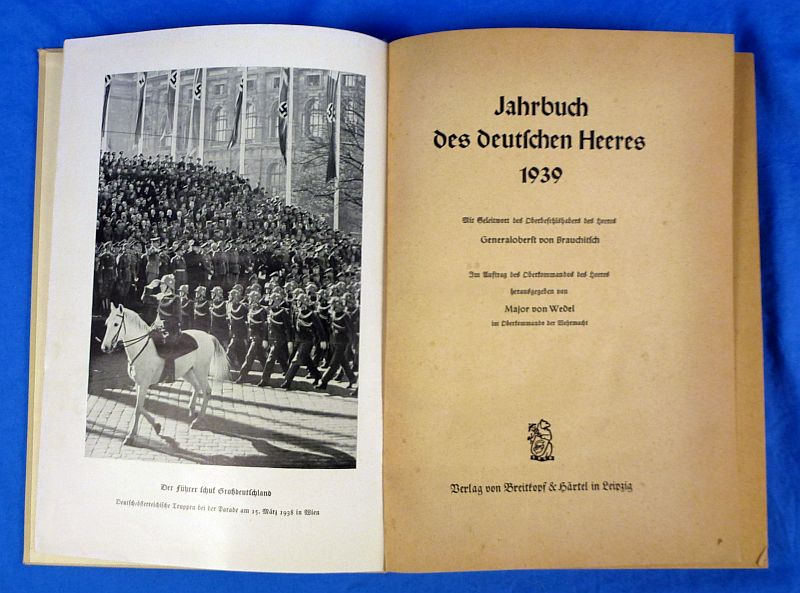 1939 Jahrbuch des Deutschen Heeres (Yearbook of the German Army) - Image 2