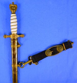 Kriegsmarine Officer Dagger with Hanger by Carl Eickhorn