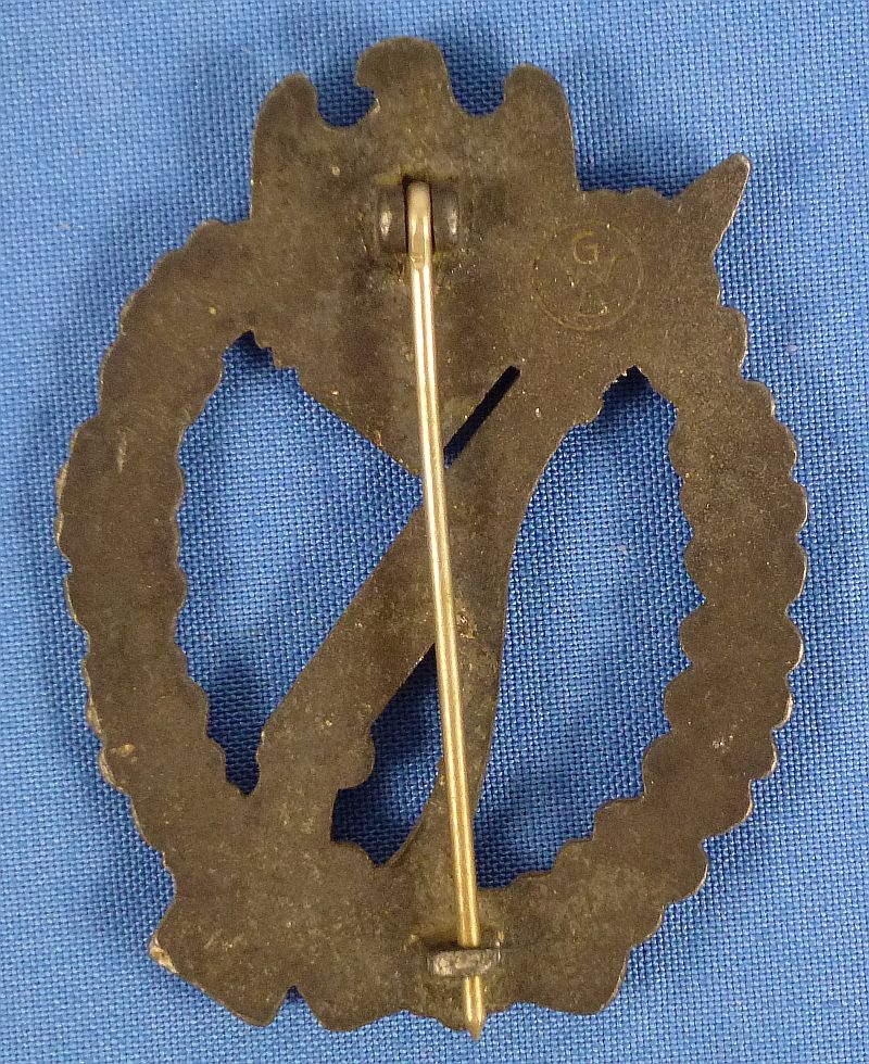 Army / Waffen SS Infantry Assault Badge by Gebrüder Wegerhoff - Image 2