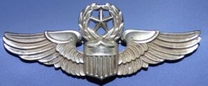 WWII Sterling USAAF Command Pilot Wing H-H