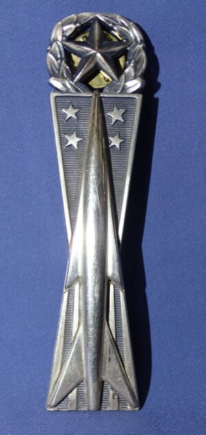 Sterling USAF Command Missileman Badge