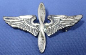 Coin Silver Wing / Propeller Insignia