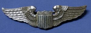 WWII Sterling Pilot Wing by Luxenberg