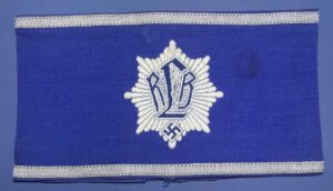 German RLB Reichsluftschutzbund Officers 1st Pattern Arm Band