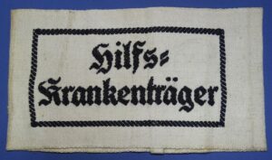 German Army Auxiliary Stretcher Bearer's Armband