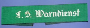 Luftschutz Air Raid Warning Service Cuff Title