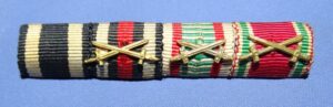 Imperial German 4 Place Ribbon Bar