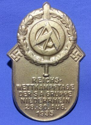 Reichs-Wettkampftage Der SA Niederrhein 1935 Tinnie