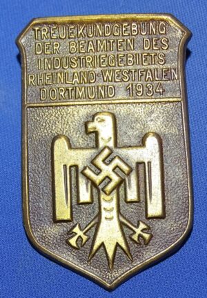 Treukundgebung der Beamten des Industriegebiets Rheinland Westfalen Dortmond 1934 Tinnie