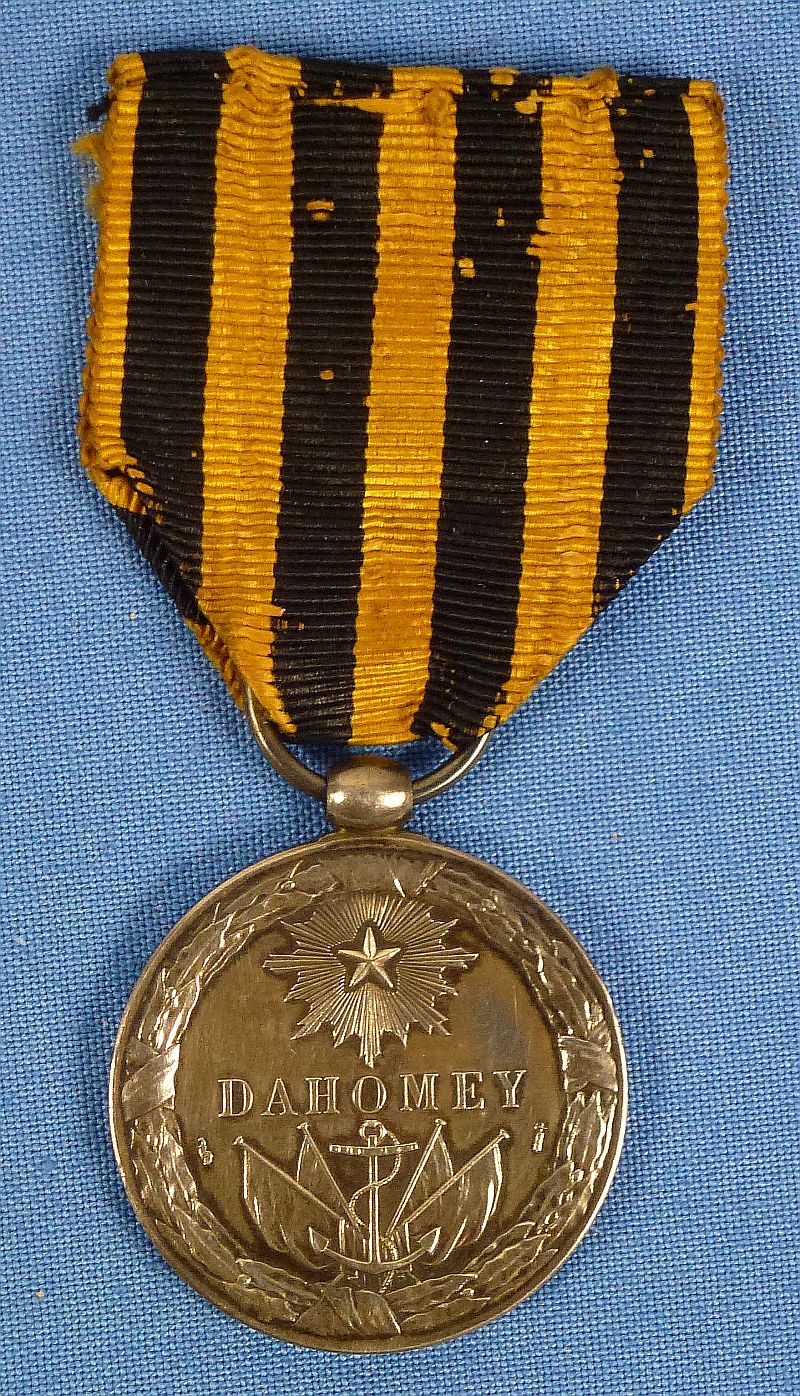 French 1892 Dahomey Expedition Commemorative Medal - Image 2