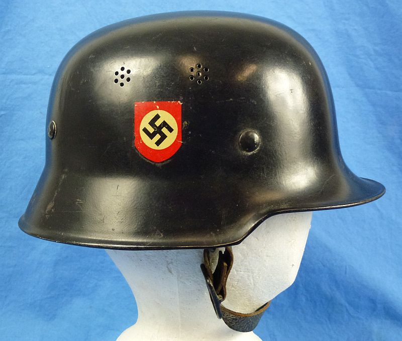 Double Decal M34 Fire Police Helmet - Image 3