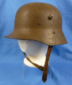 WWI Model 1917 Austrian Combat Helmet by C. A. Scholtz