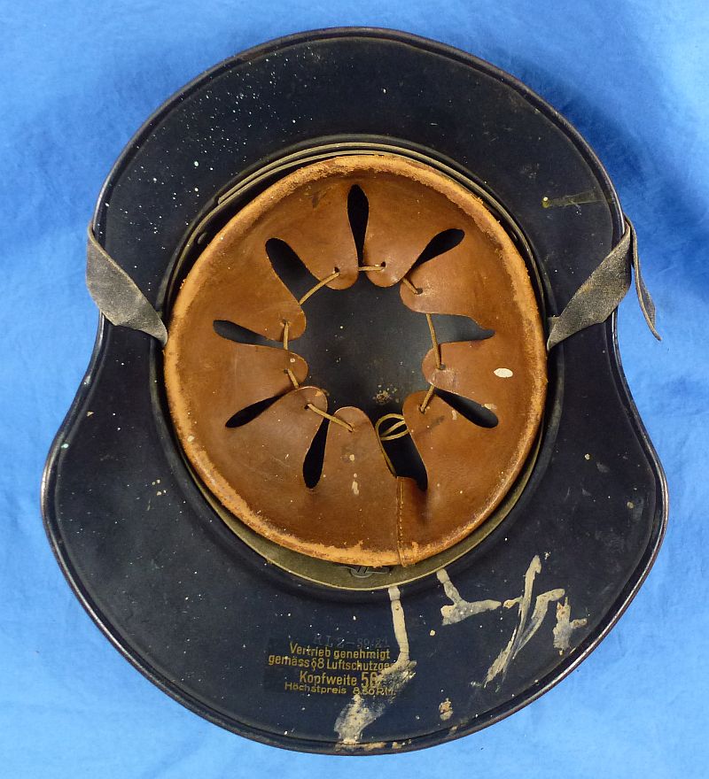 World War II M38 Luftschutz "Gladiator" Style Helmet - Image 7