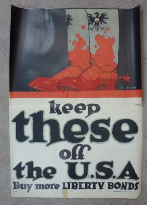 WWI War Savings Stamps Poster: "Keep These Off the U.S.A"