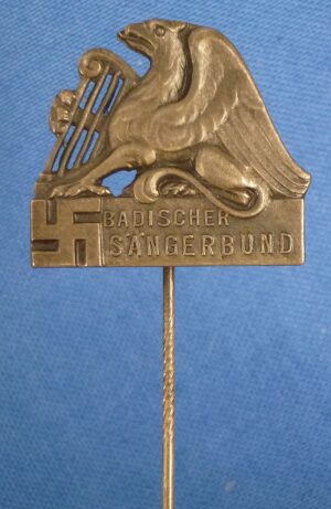 Badischer Sängerbund (Baden Singers’ Association) Member Stickpin