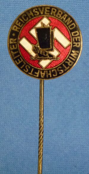 Reichsverband der Wirtschaftsleiter (National Association of Economic Leaders) Membership Stickpin