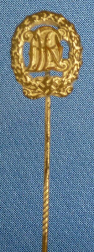 DRL Silver Sports Badge Stickpin
