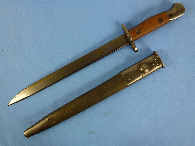 1942 Dated British MK II Bayonet by the Ishapore Rifle Factory in India - Image 2