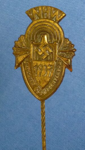 1937 German Shooting Association WHW Winter Relief Stickpin