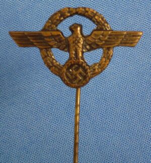 WWII Wehrmacht Civilian Employee Service Stickpin