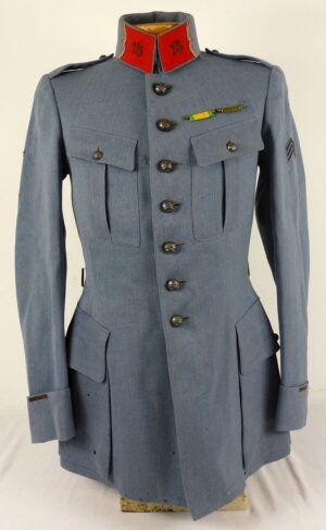 WWI French Artillery Sergeant's Horizon Blue Tunic