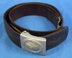 1938 Dated Luftwaffe EM/NCO Leather Belt with Buckle by Richard Sieper & Söhne