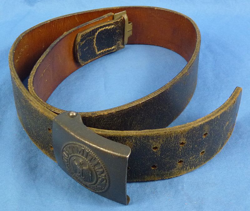 Kriegsmarine Coastal Artillery EM/NCO Belt with Buckle by Josef Feix & Söhne - Image 2