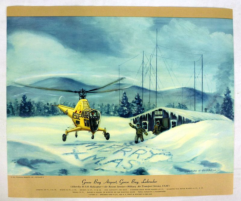 Set of 12 Military Air Transport Aircraft Prints by Charles Hubbell - Image 10