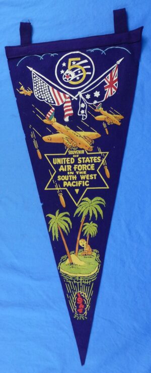 1944 South West Pacific 5th Air Force Pennant