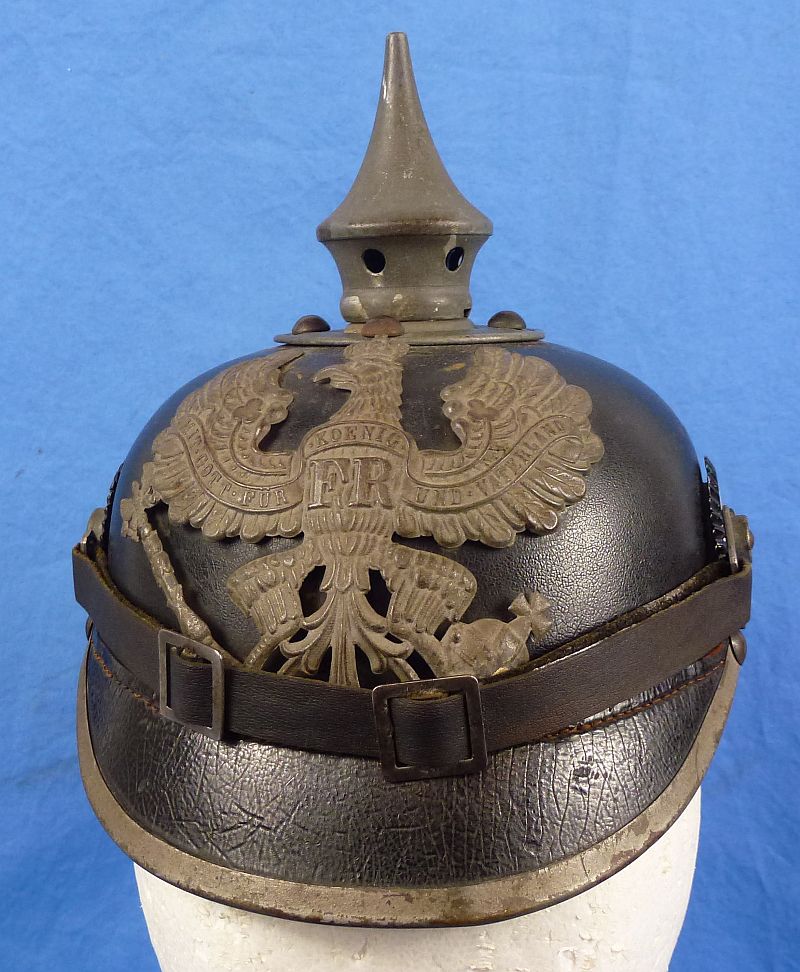 WWI Imperial Prussian EM/NCO Pickelhaube - Image 2