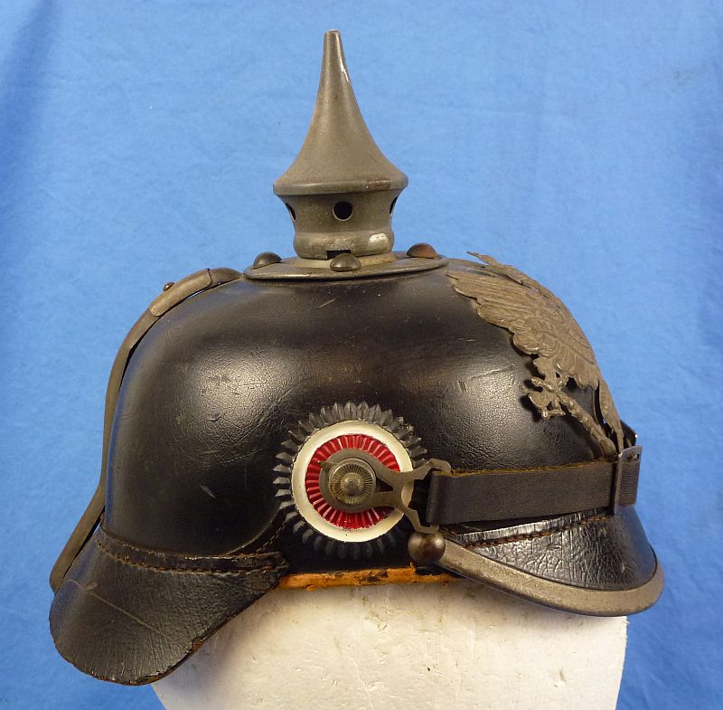WWI Imperial Prussian EM/NCO Pickelhaube - Image 3