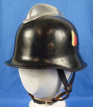 Early M34 Double Decal Fire Police Helmet with Comb
