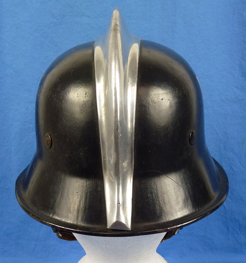 Early M34 Double Decal Fire Police Helmet with Comb - Image 5