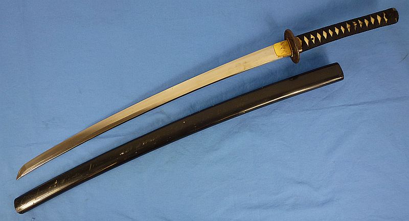 Signed WWII Japanese Officer's Katana Sword in Civilian Mounts - Image 3